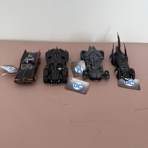 Die-Cast DC Comics Batmobile Models Set Of 4 - Picture 1 of 4